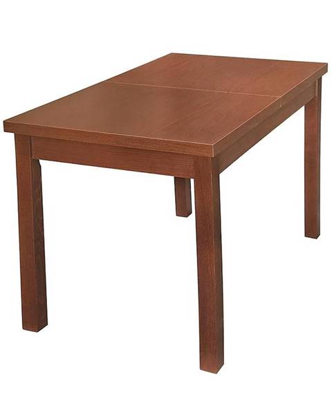 Jedálenský stôl 100 i 120x70+40 gaštan/buk bawaria