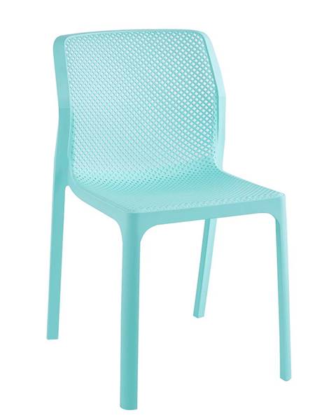 Stohovateľná stolička mentolová/plast LARKA