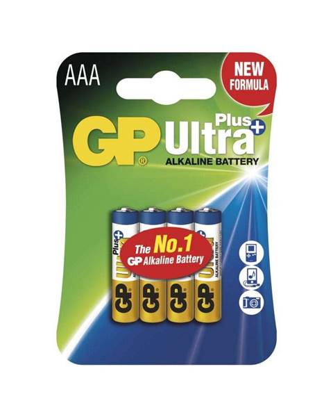 Súprava 4 alkalických baterií EMOS GP Ultra Plus AAA