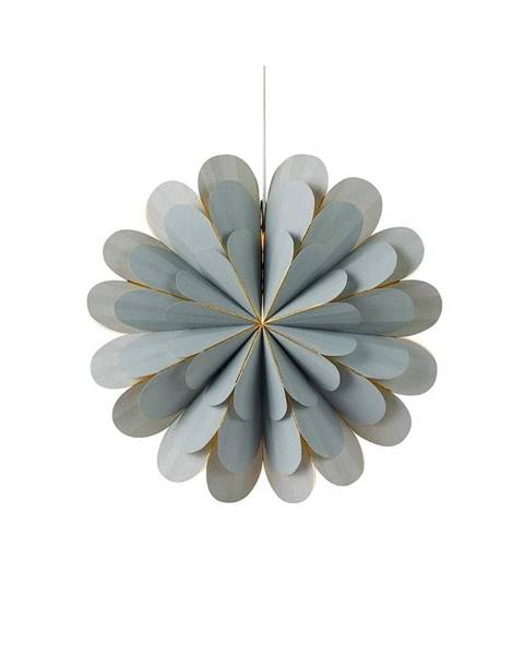 Sivá svetelná dekorácia Markslöjd Marigold, výška 45 cm