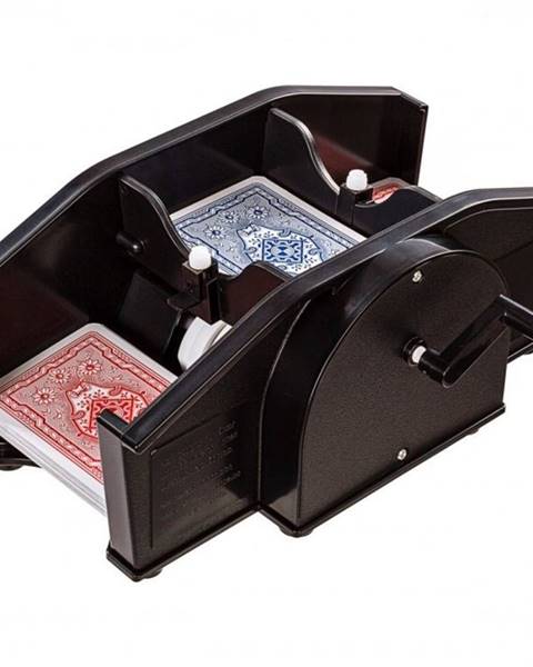 Mechanická miešačka kariet, čierna