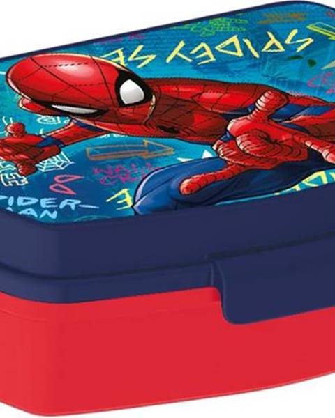 MARVEL Plastový desiatový box Spiderman 17,5x14,5x6,5cm