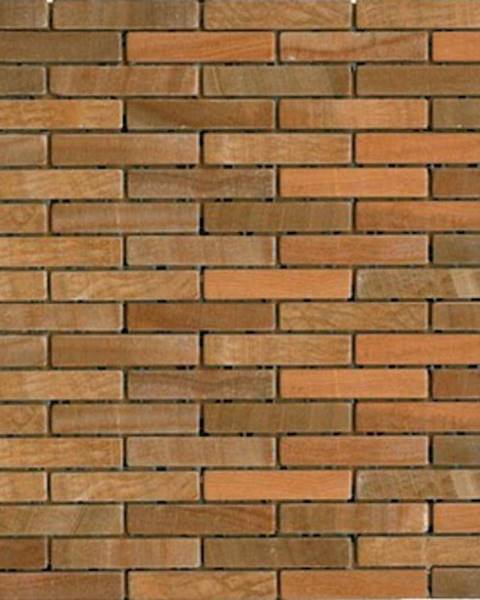 Kamenná mozaika Premium Mosaic Stone oranžová 30x30 cm mat STMOS1575ORW