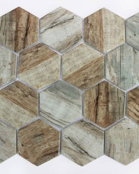 Sklenená mozaika Premium Mosaic brown 26x30 cm mat MOSV84HBR