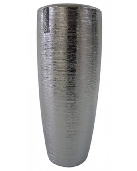 Váza Modern 41 cm, strieborná
