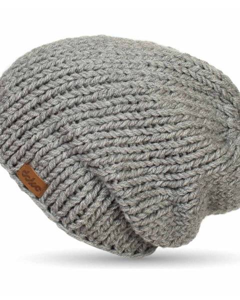 Ručne pletená čapica DOKE Grey Beanie