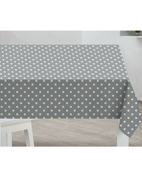 Obrus Sabichi Grey Dots, 178 × 132 cm