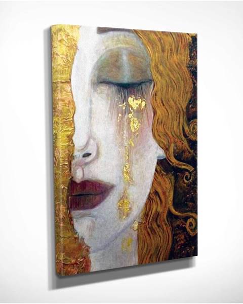 Nástenná reprodukcia na plátne Gustav Klimt Golden Tears, 30 × 40 cm