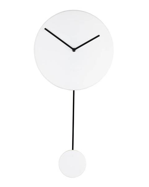 Biele nástenné hodiny Zuiver